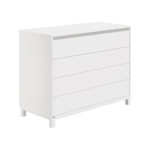 Commode 4 tiroirs OLLI Paidi blanc gris ardoise