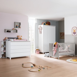 Commode 4 tiroirs OLLI Paidi blanc gris ardoise