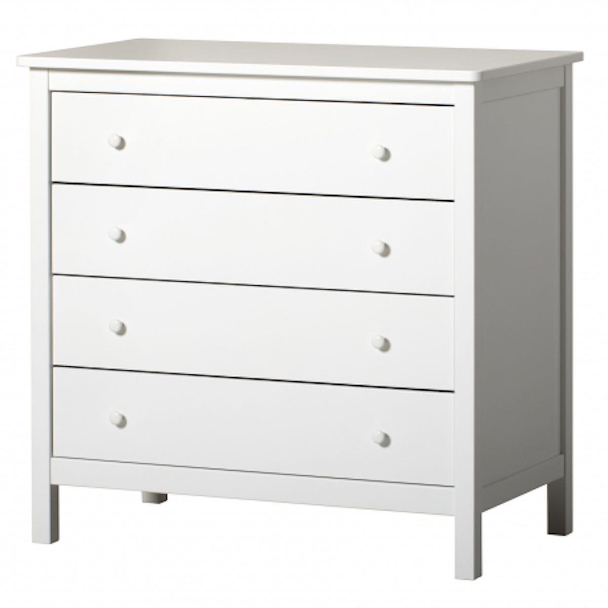 Commode 4 tiroirs SEASIDE Oliver Furniture blanc