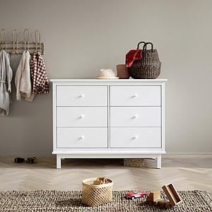 Commode 6 tiroirs SEASIDE Oliver Furniture blanc