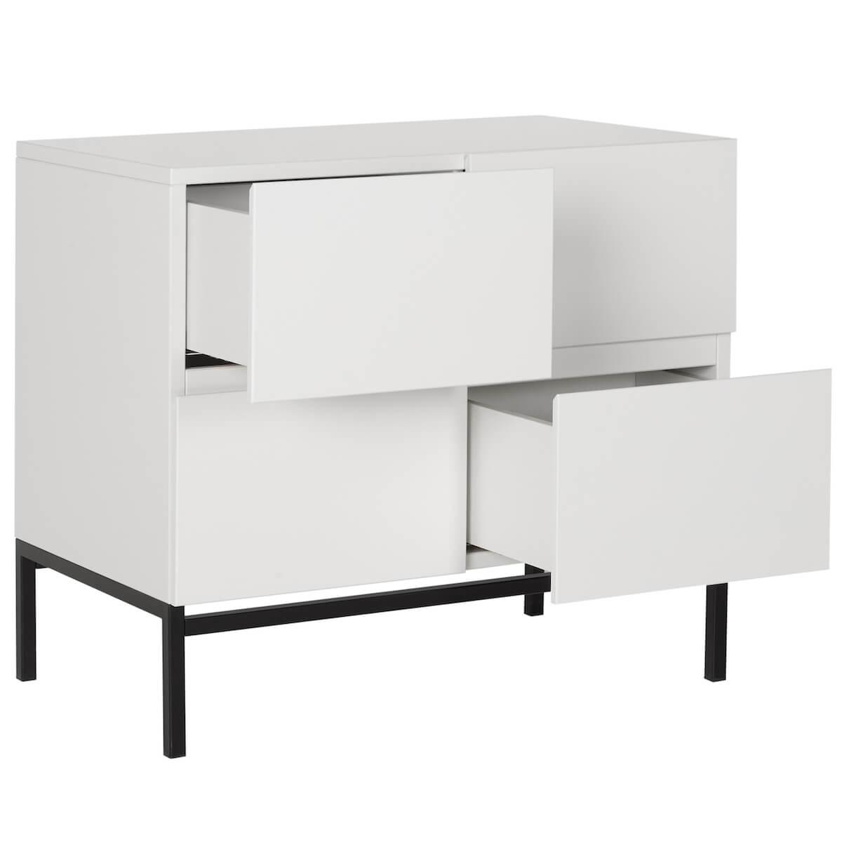 Commode 94x85cm HAVANA Quax blanc