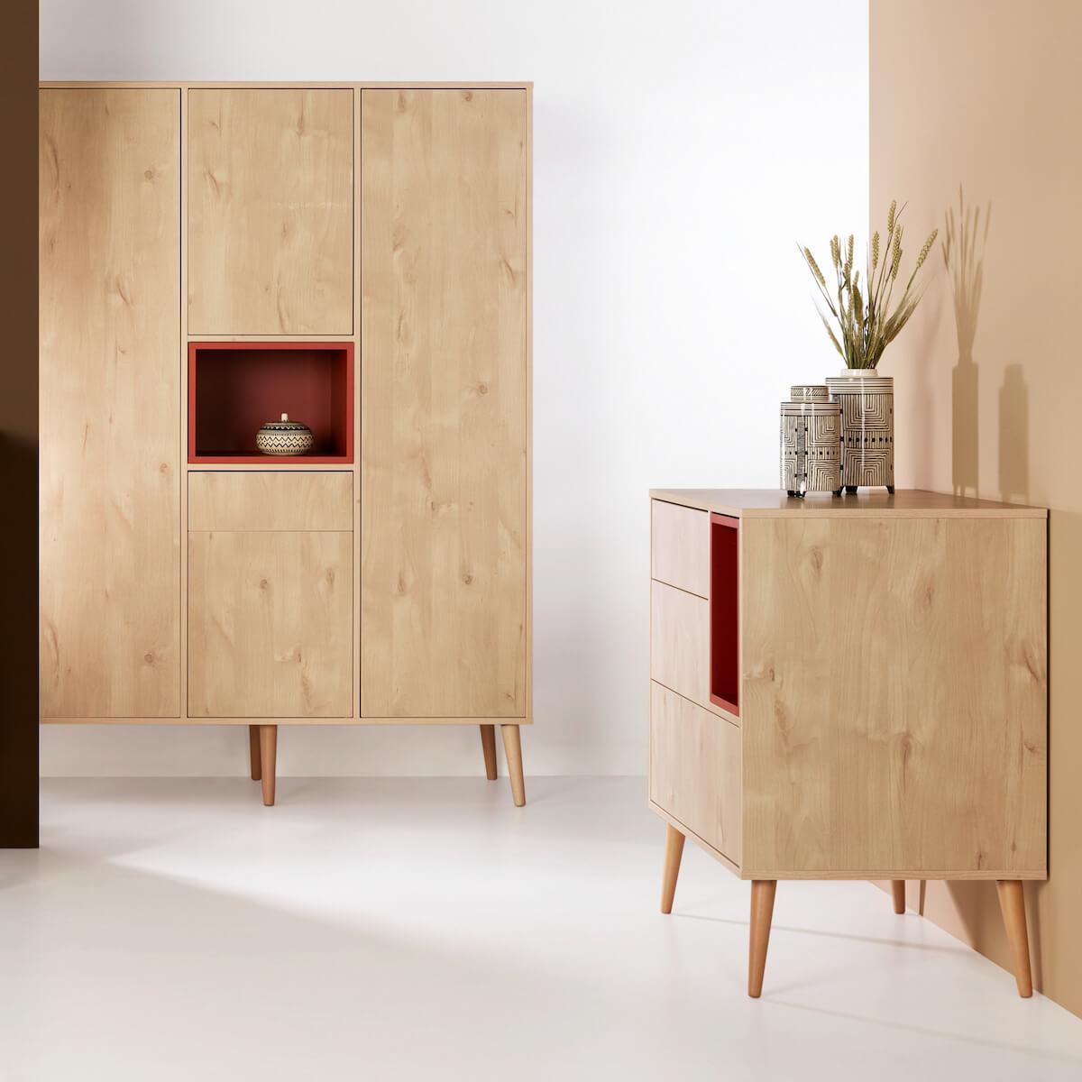 Commode 96x58cm COCOON Quax Natural Oak