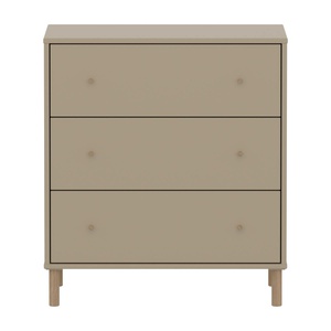 Commode à 3 tiroirs avec pied SAGA Flexa oat oak light grey