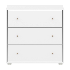 Commode à 3 tiroirs SAGA Flexa blanc oak