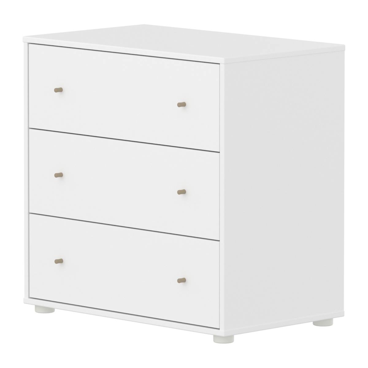Commode à 3 tiroirs SAGA Flexa blanc oat