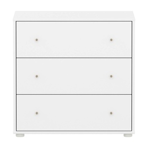 Commode à 3 tiroirs SAGA Flexa blanc oat