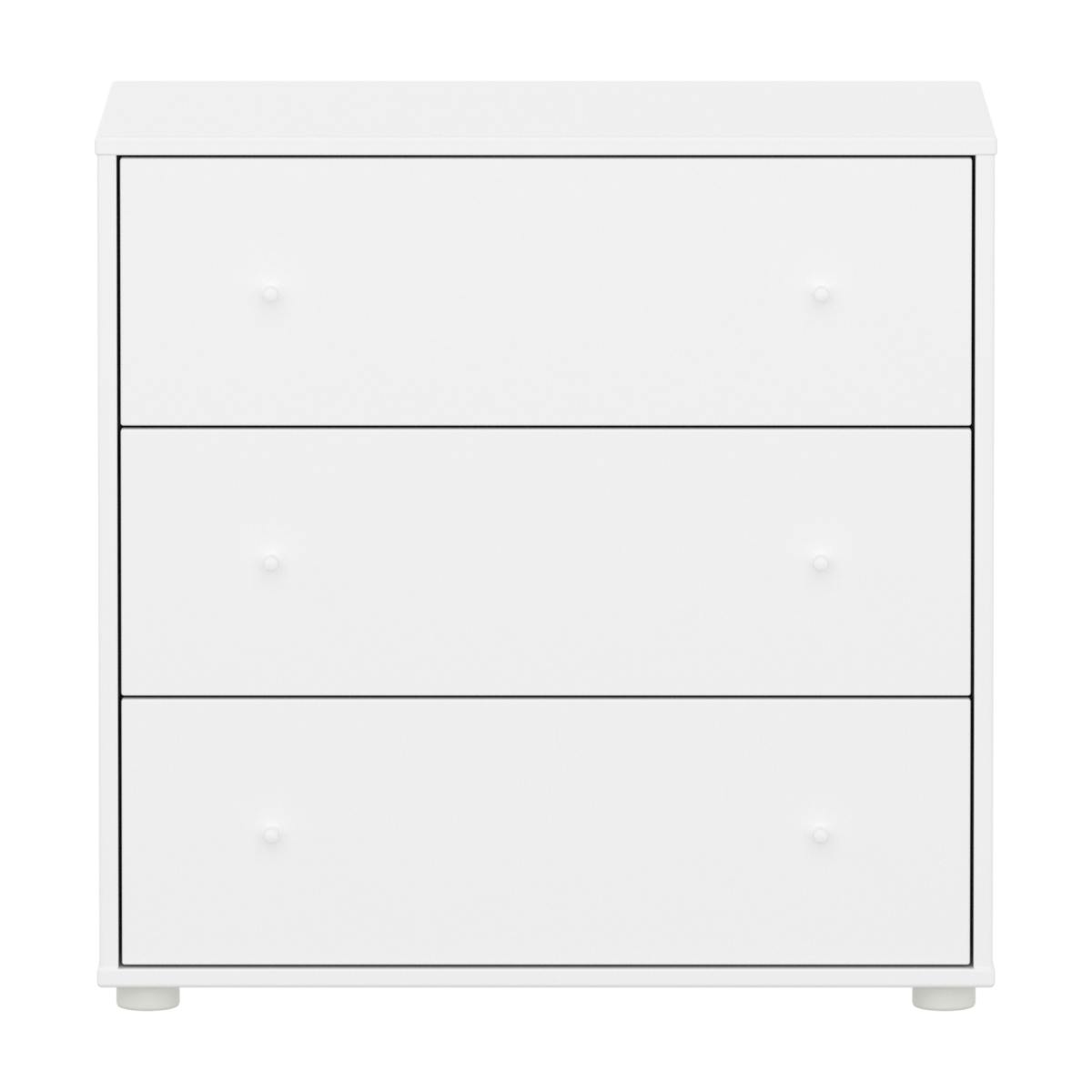 Commode à 3 tiroirs SAGA Flexa blanc