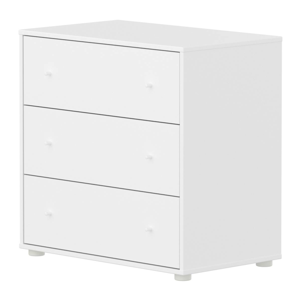Commode à 3 tiroirs SAGA Flexa blanc