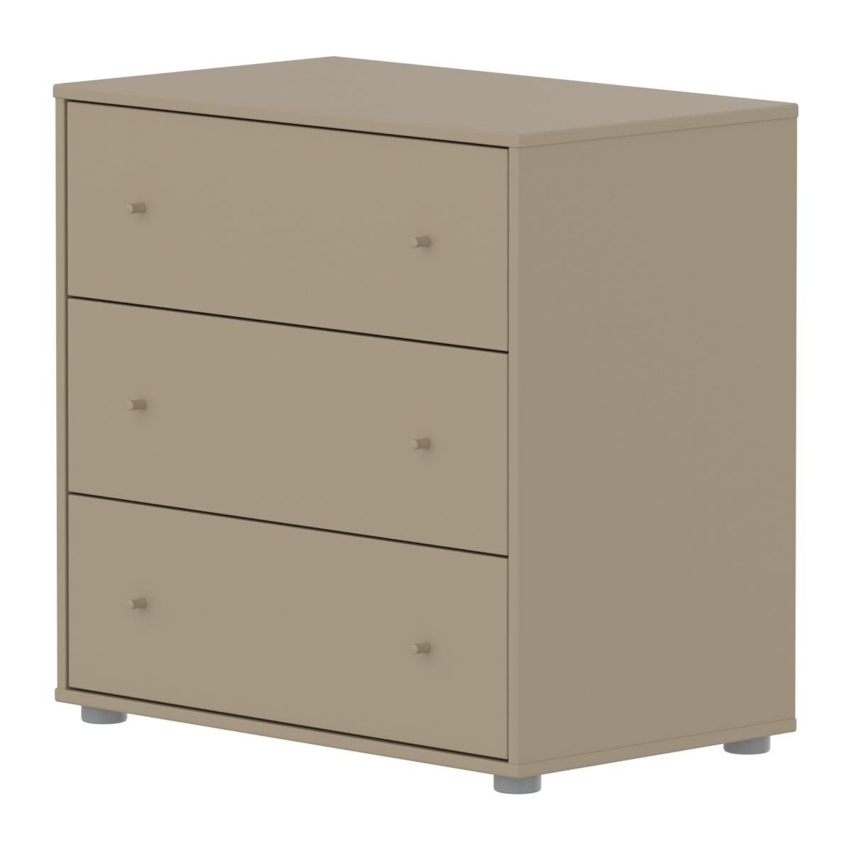 Commode à 3 tiroirs SAGA Flexa oat light grey