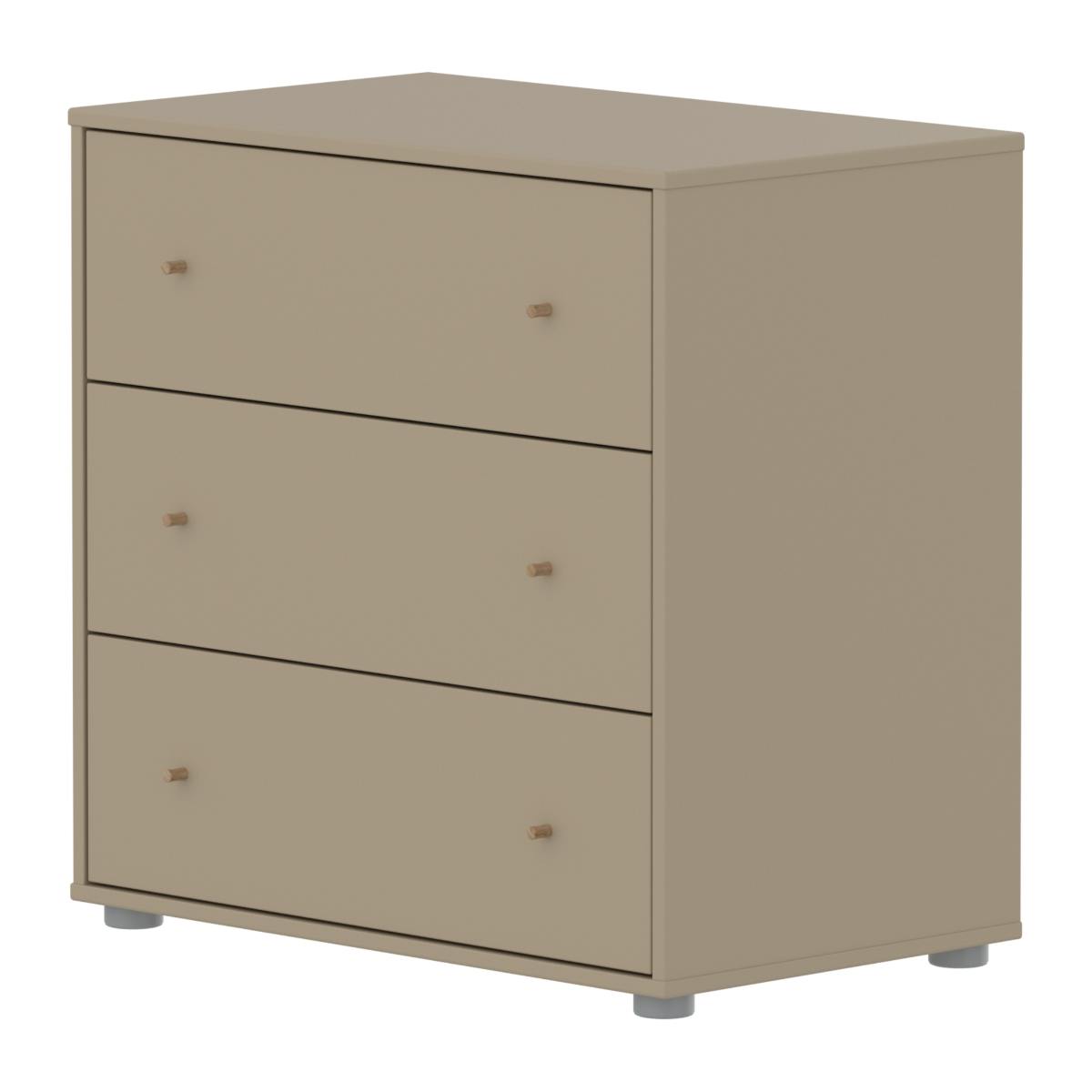 Commode à 3 tiroirs SAGA Flexa oat oak light grey