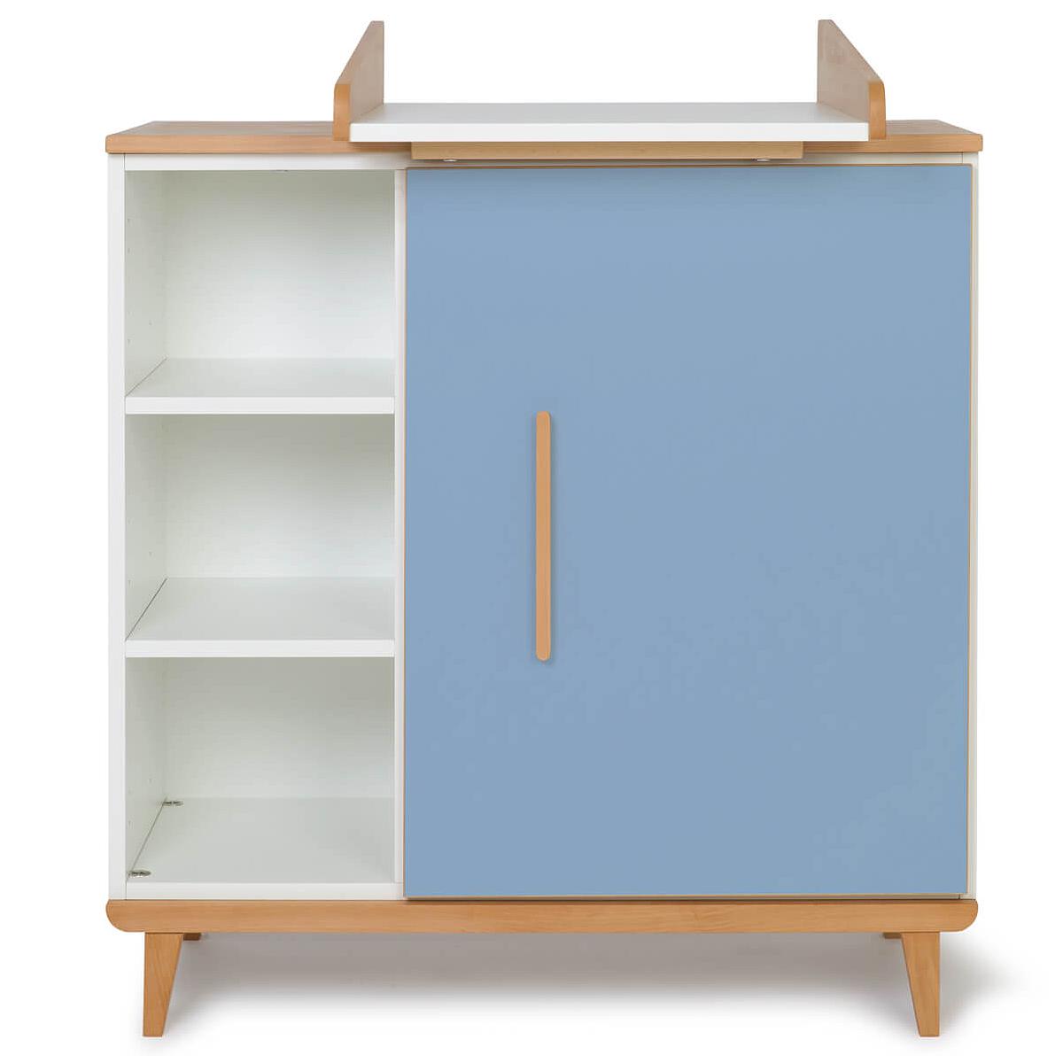 Commode à langer 1 porte NADO capri blue