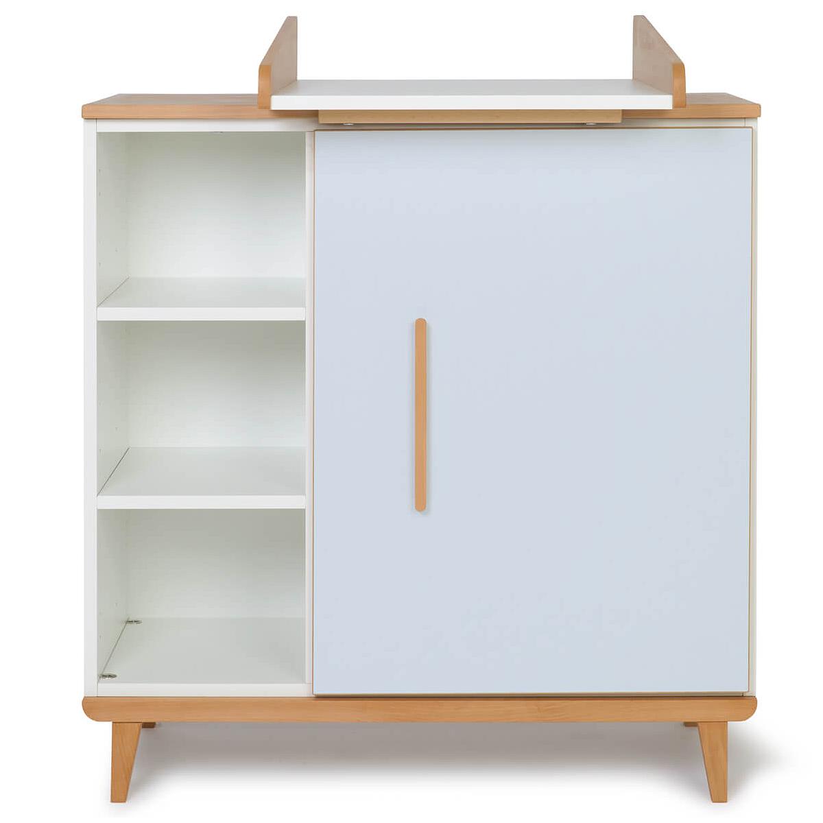 Commode à langer 1 porte NADO sky blue