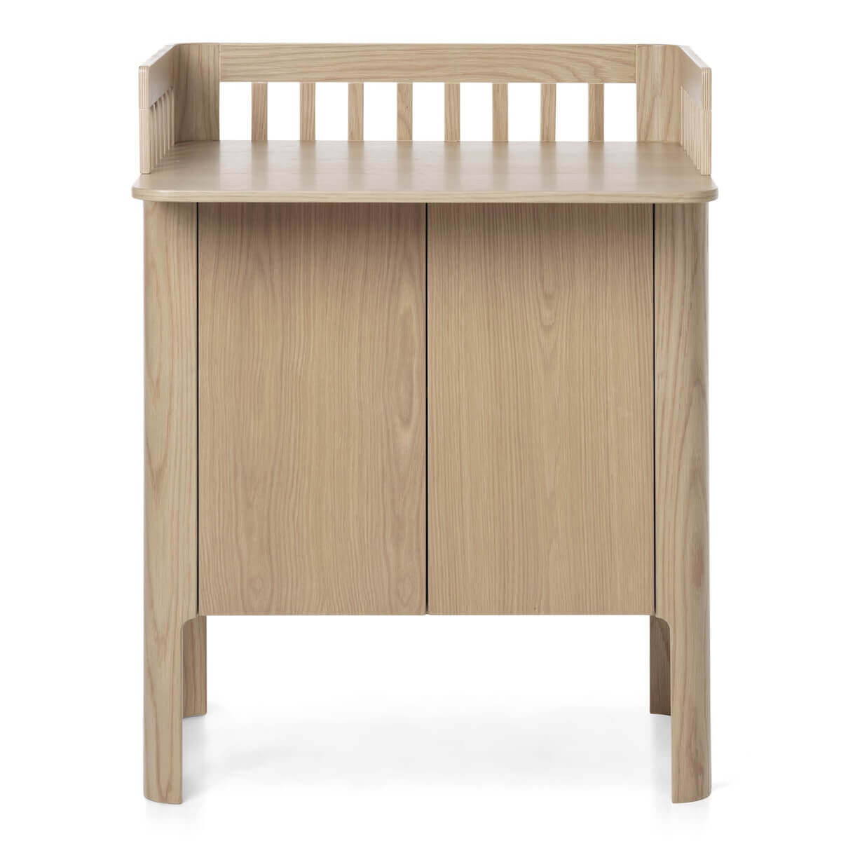 Commode à langer 2 portes NOVA Flexa Oak clear lacq.