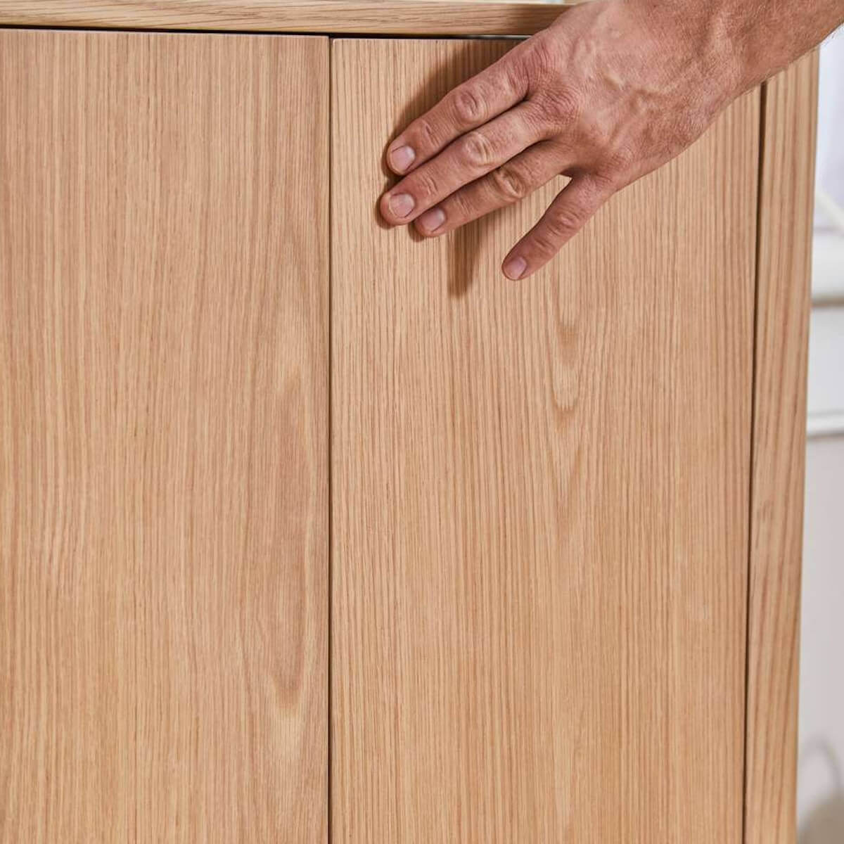 Commode à langer 2 portes NOVA Flexa Oak clear lacq.