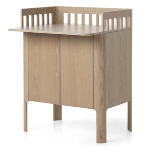 Commode à langer 2 portes NOVA Flexa Oak clear lacq.