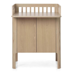 Commode à langer 2 portes NOVA Flexa Oak clear lacq.