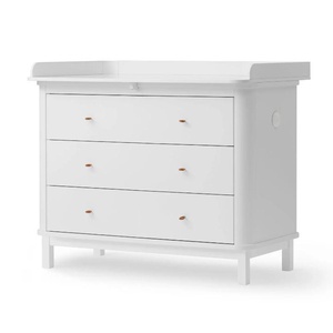 Commode à langer 3 tiroirs WOOD Oliver Furniture blanc