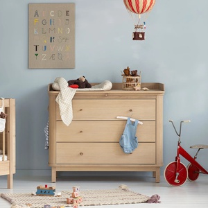 Commode à langer 3 tiroirs WOOD Oliver Furniture chêne