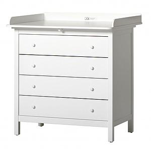Commode à langer 4 tiroirs SEASIDE Oliver Furniture blanc