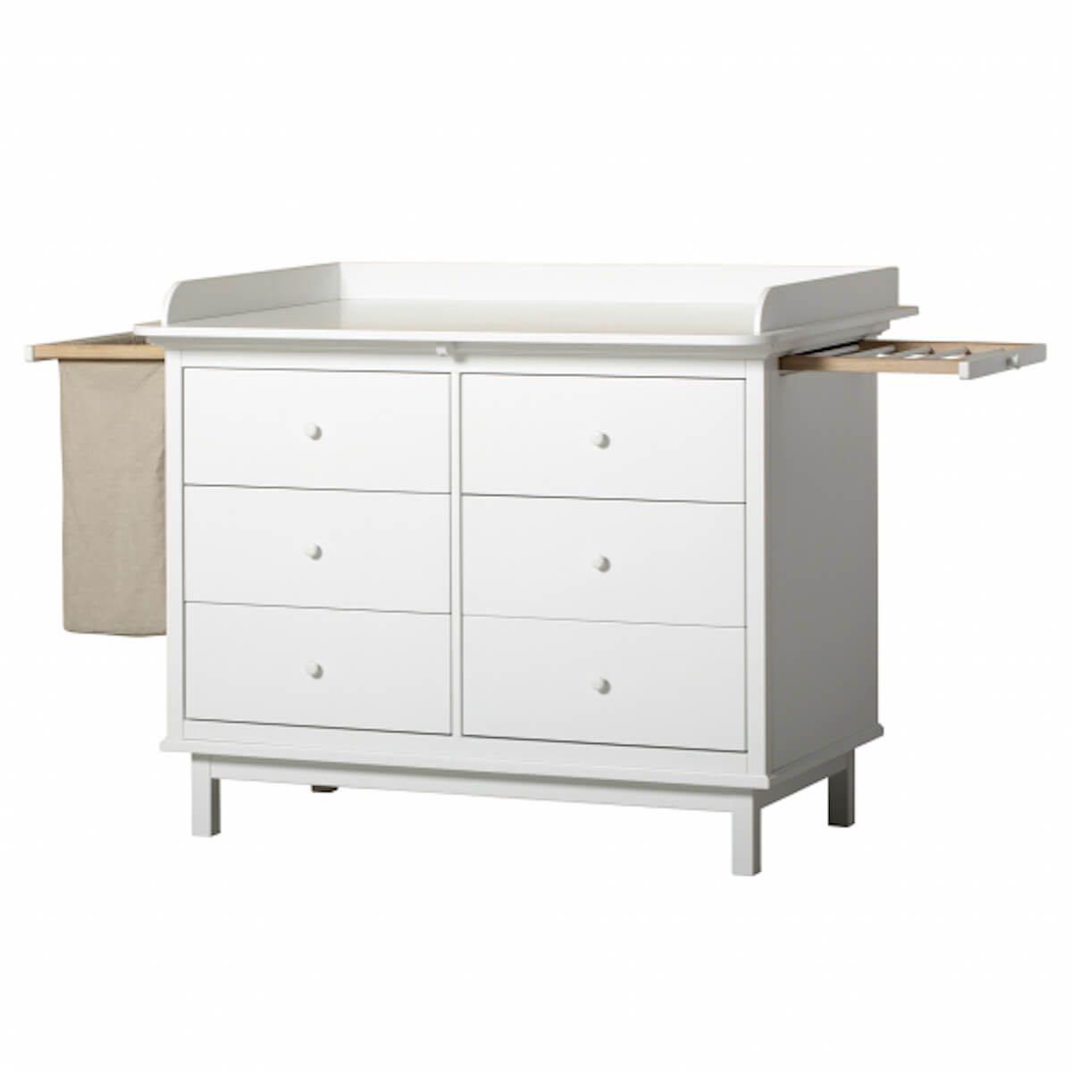 Commode à langer 6 tiroirs SEASIDE Oliver Furniture blanc