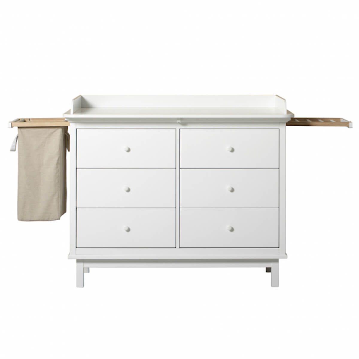 Commode à langer 6 tiroirs SEASIDE Oliver Furniture blanc