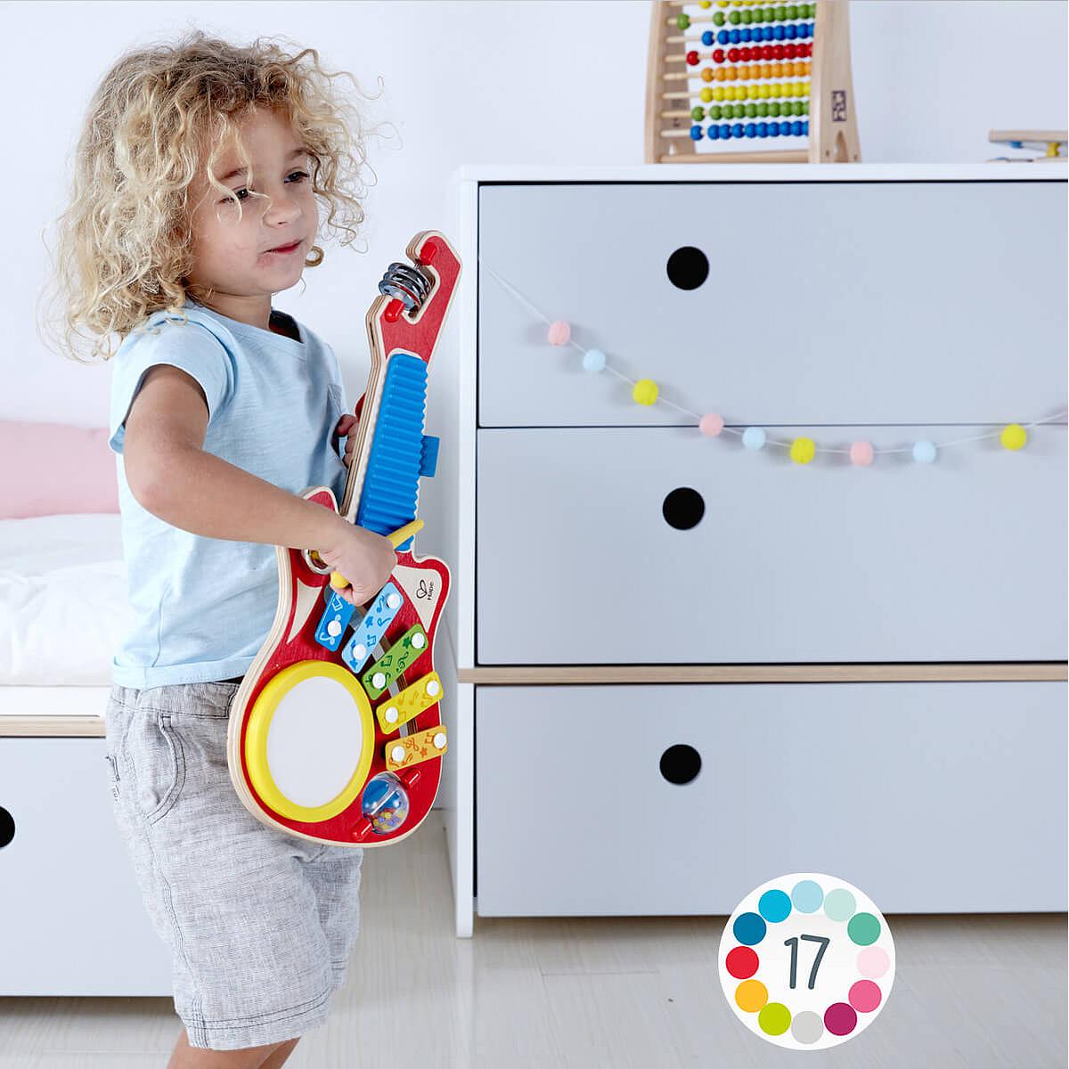 Commode COLORFLEX Abitare Kids façades tiroirs pearl grey-pearl grey-space grey