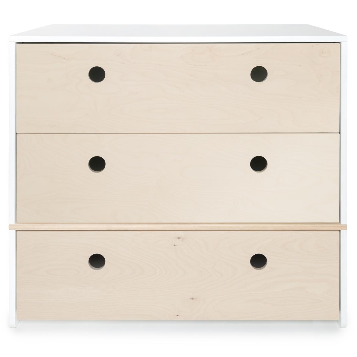 Commode COLORFLEX Abitare Kids façades tiroirs white wash 