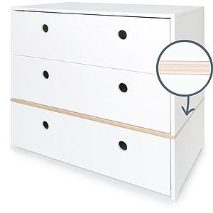 Commode COLORFLEX façades tiroirs white 