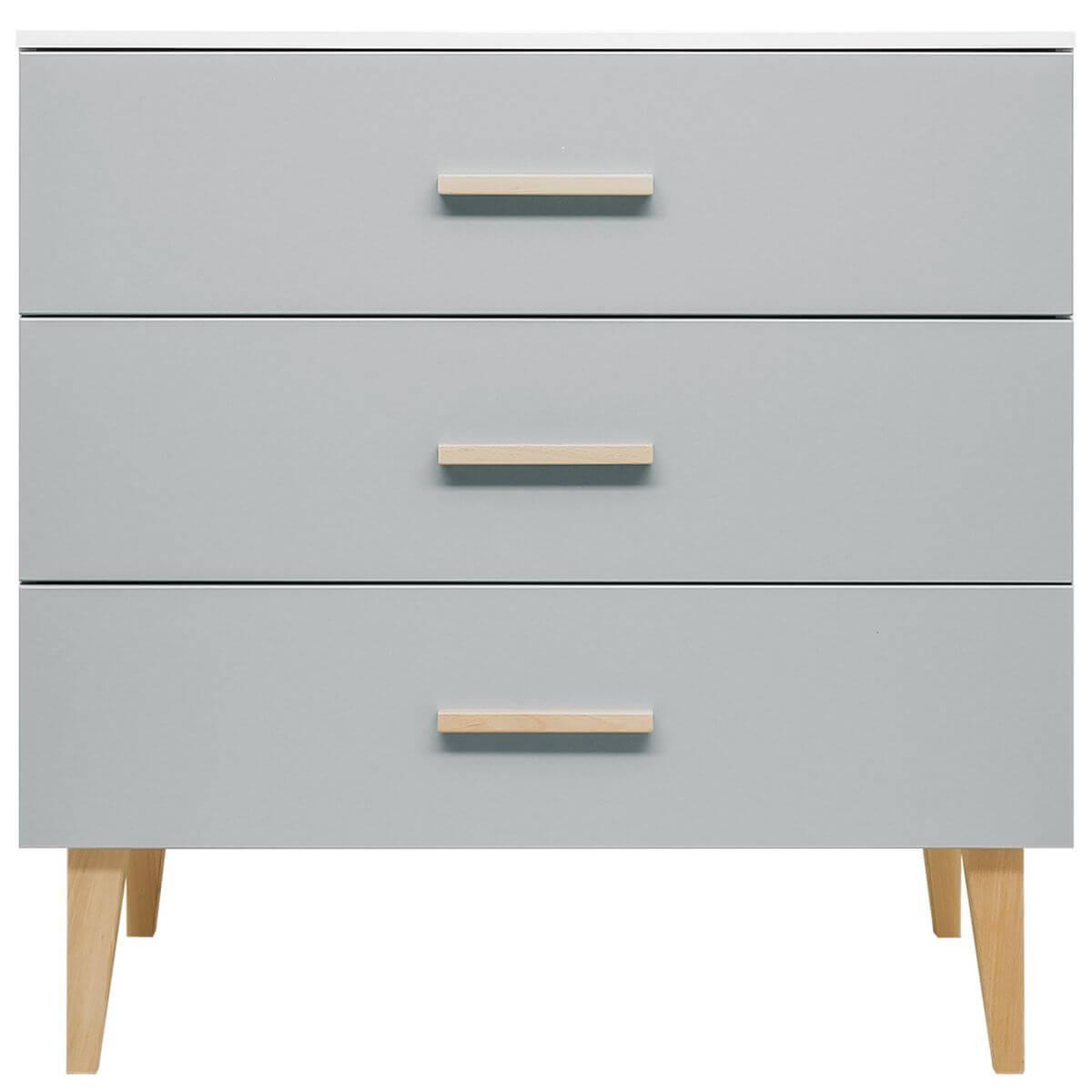 Commode EMMA Bopita blanc-gris