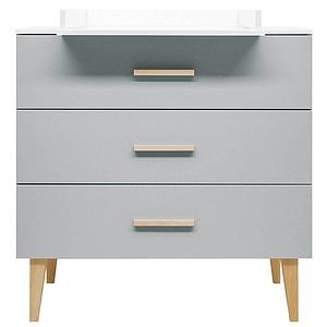 Commode EMMA Bopita blanc-gris