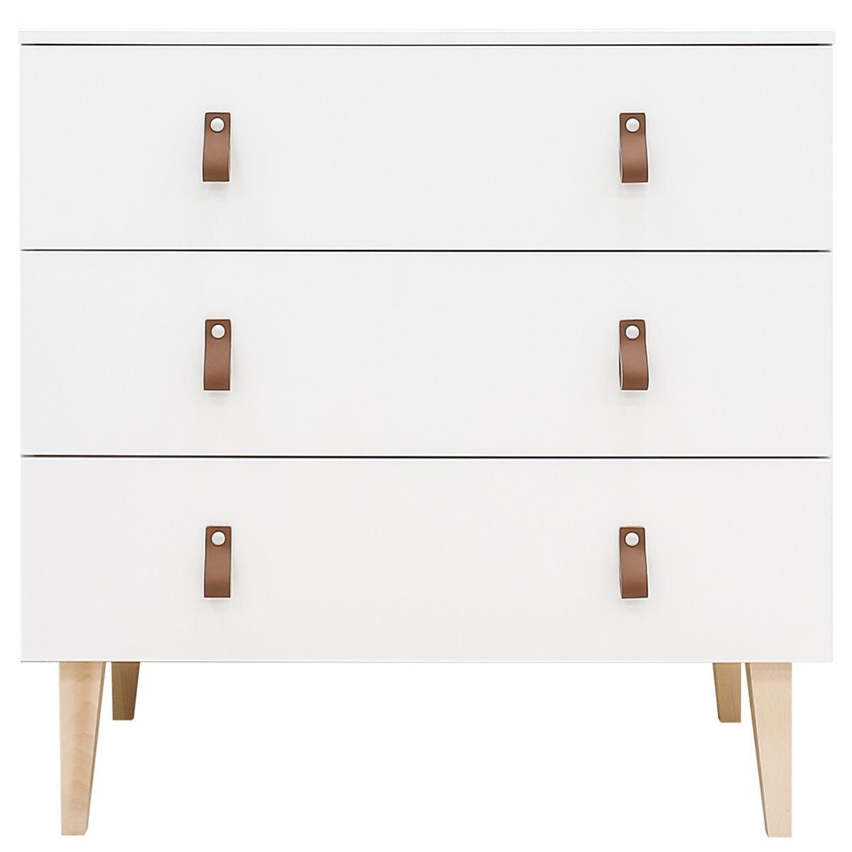 Commode INDY Bopita blanc-naturel