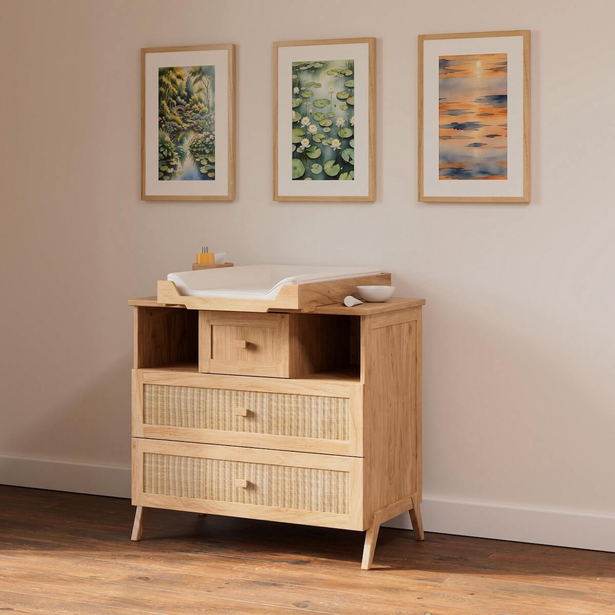 Commode MARELIA BOIS Théo Bebe naturel