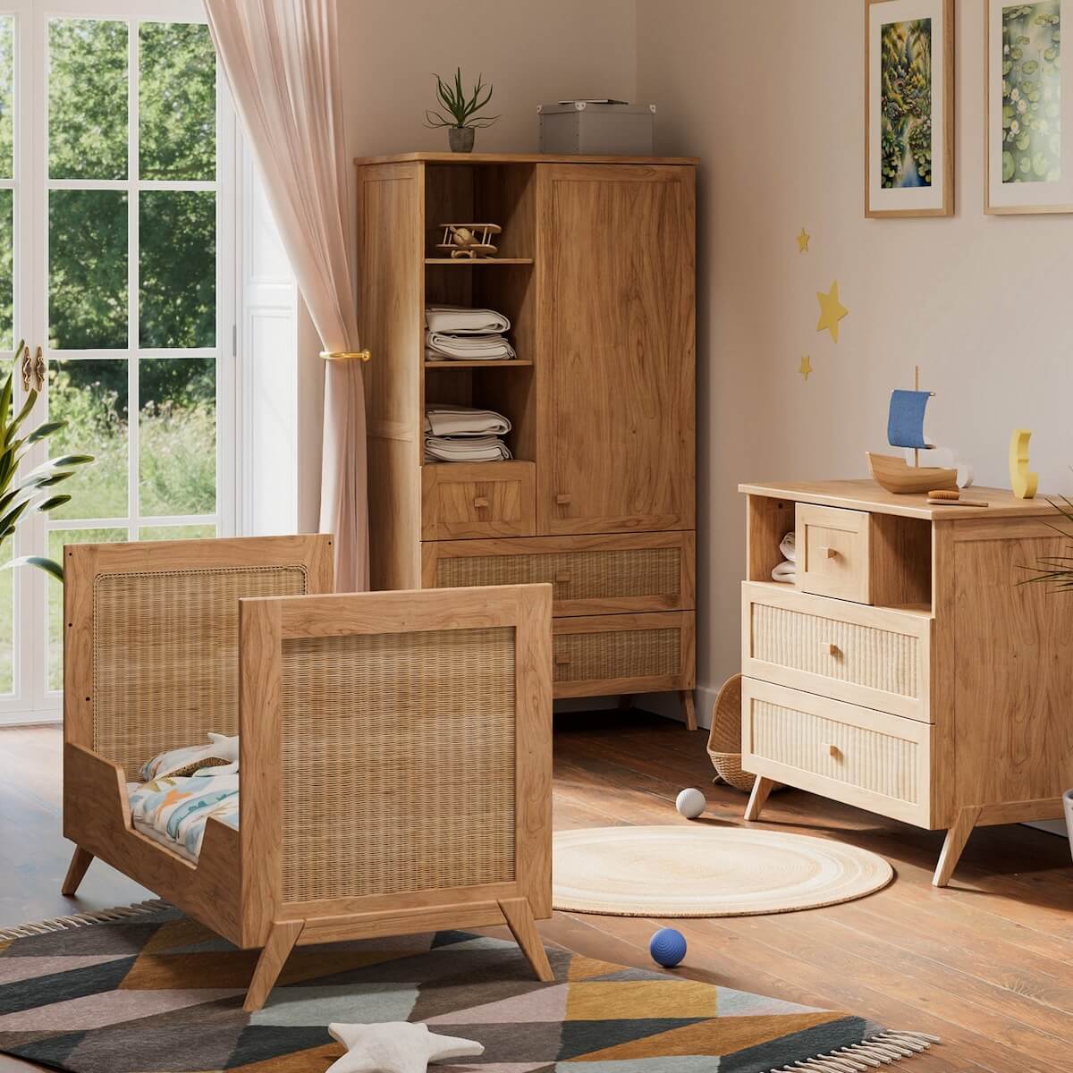 Commode MARELIA BOIS Théo Bebe naturel