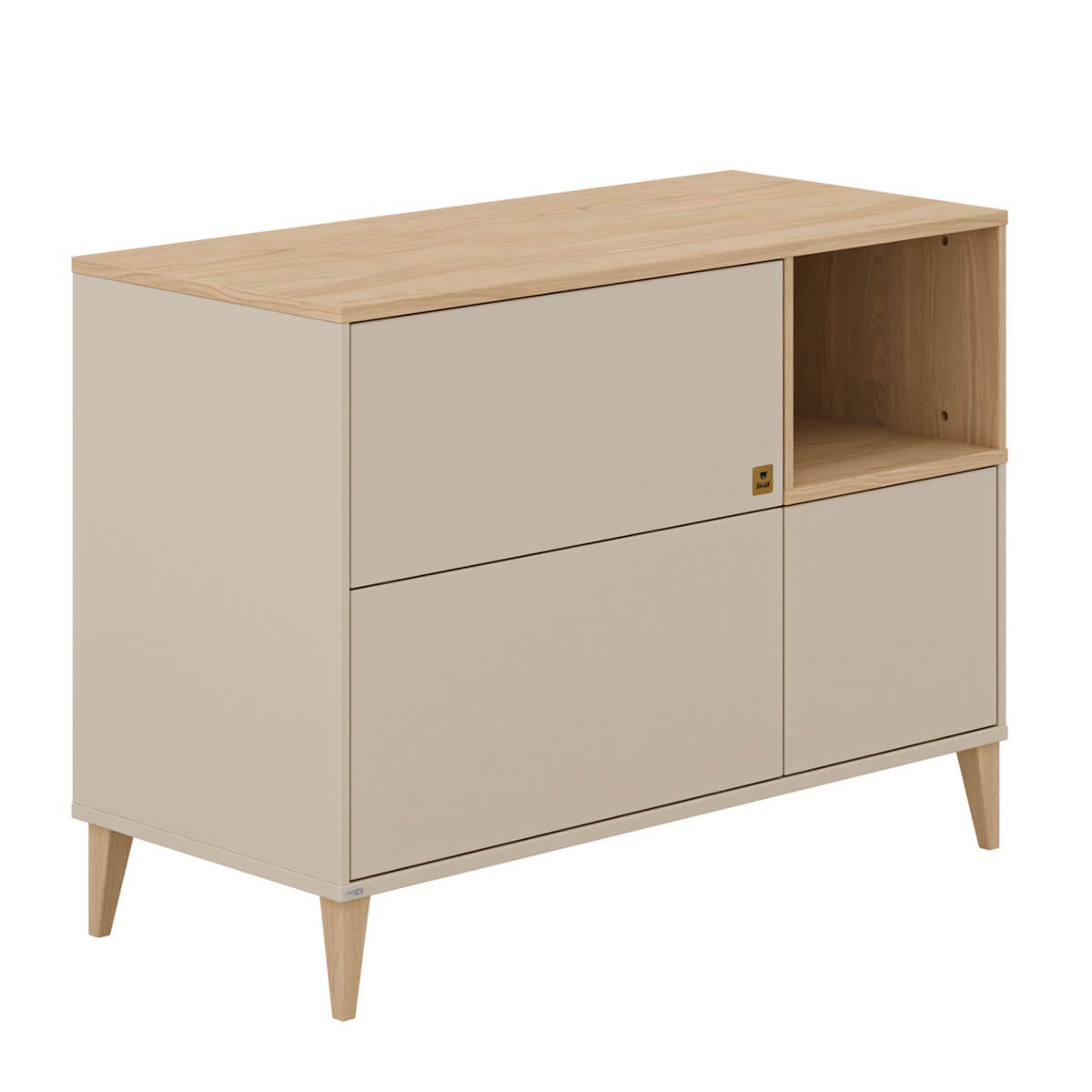 Commode MILA & BEN Paidi Beige cashmere-bois scandinave