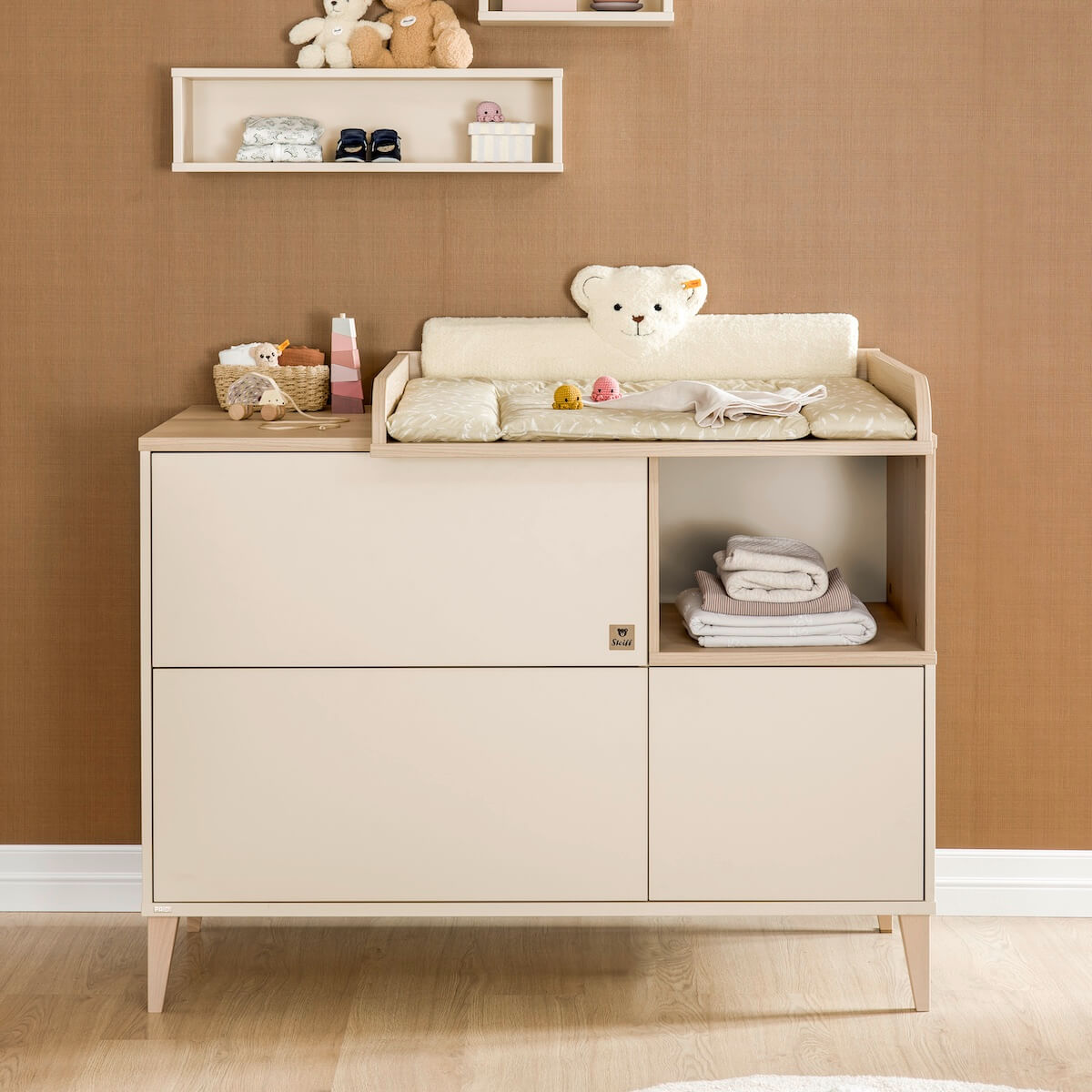 Commode MILA & BEN Paidi Beige cashmere-bois scandinave