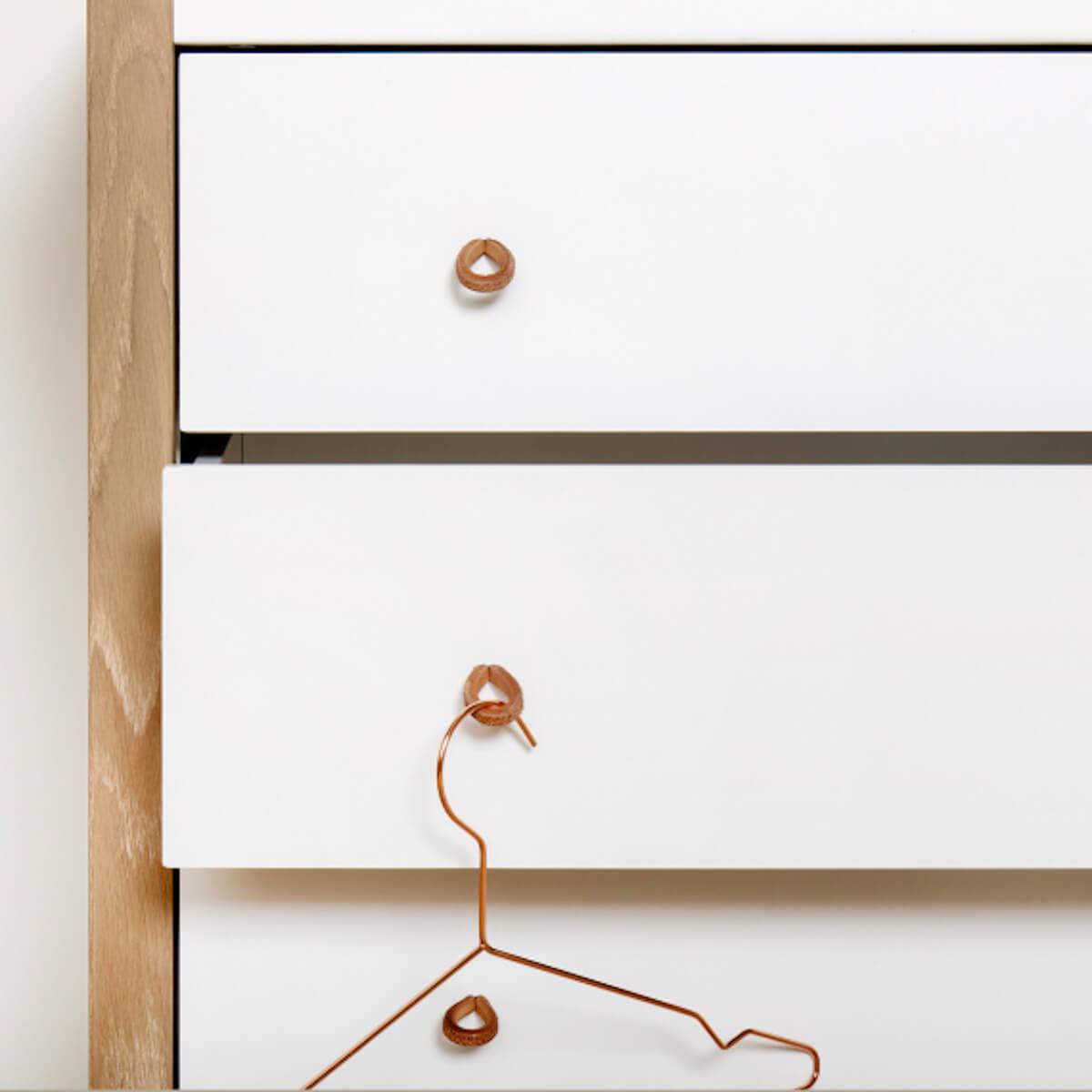 Commode WOOD Oliver Furniture blanc-chêne