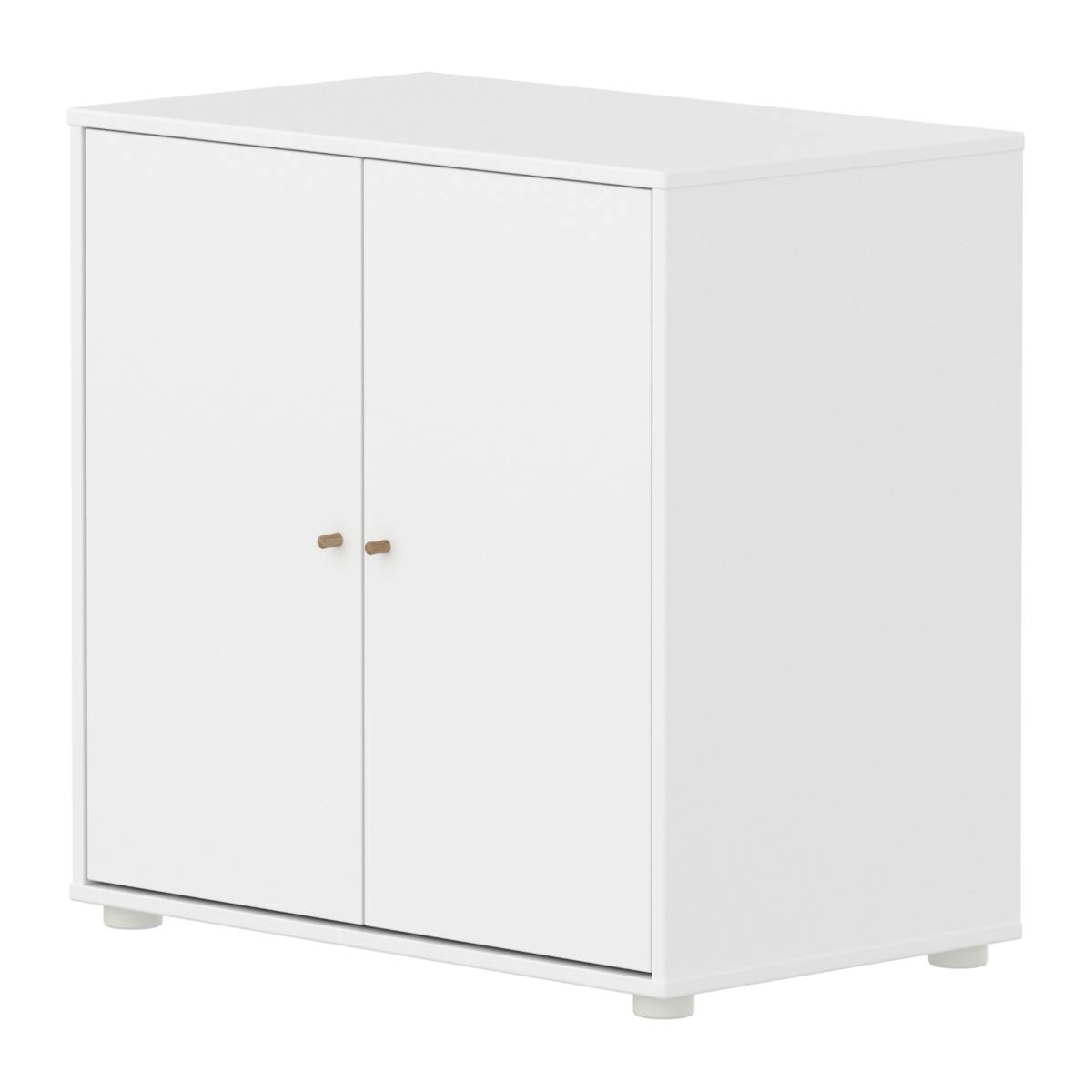 Cómoda 2 puertas SAGA Flexa blanco-roble