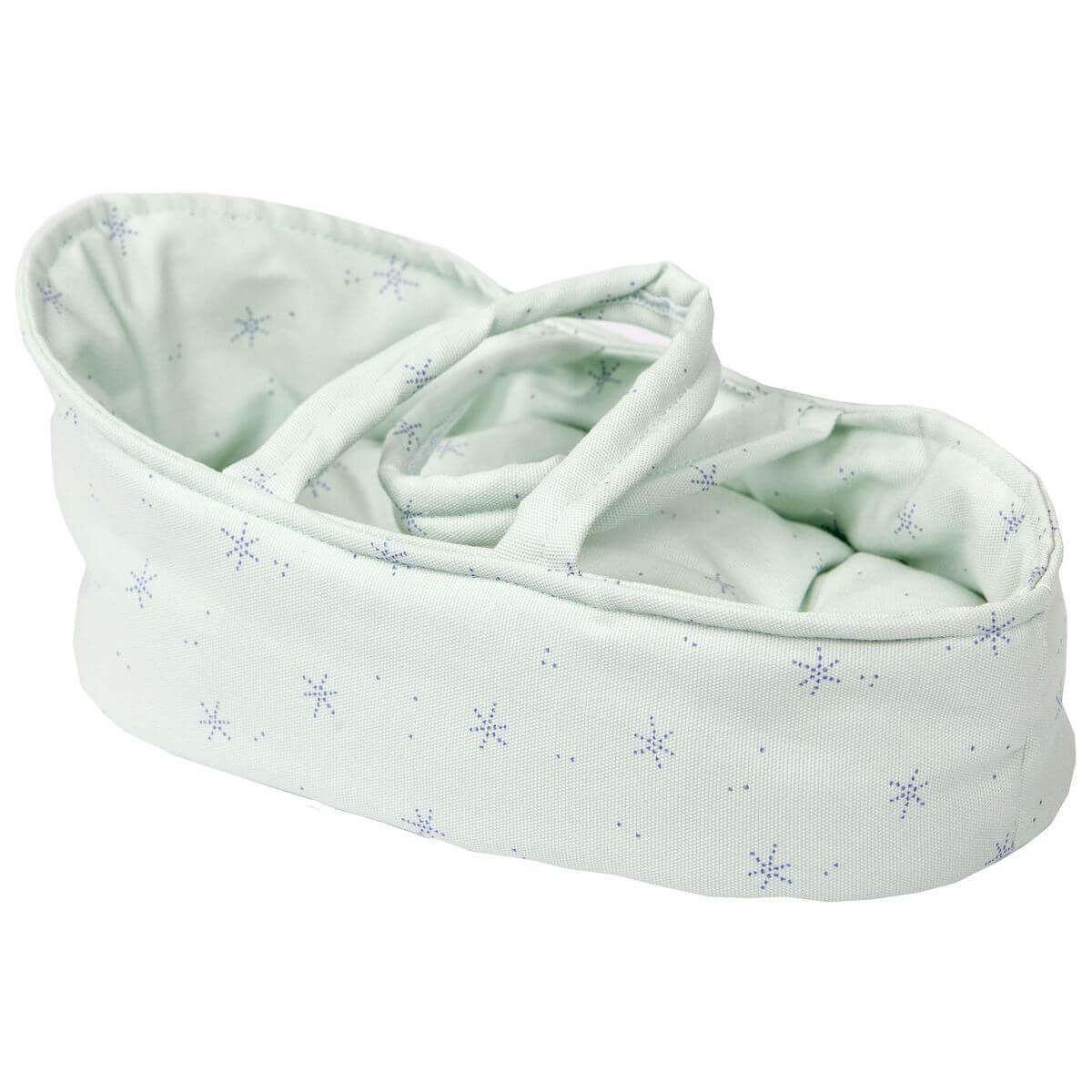 Couffin poupée 26 cm STARS vert