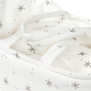 Couffin poupée 26cm STARS blanc