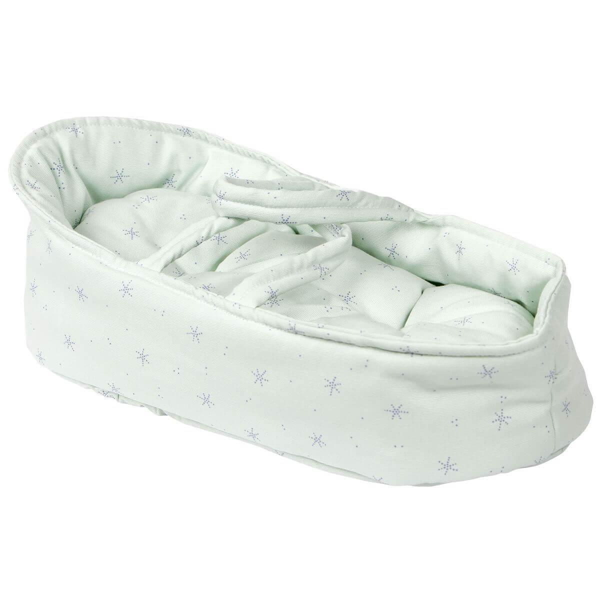 Couffin poupée 36 cm STARS vert