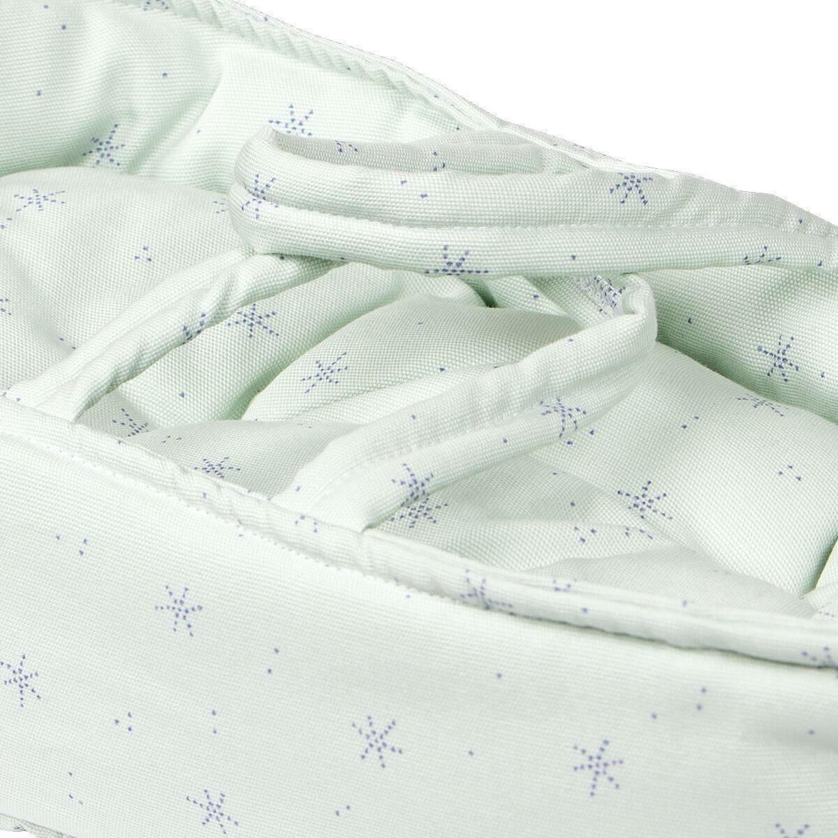 Couffin poupée 36 cm STARS vert