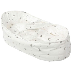 Couffin poupée 36cm STARS blanc