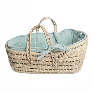 Couffin poupée en feuilles de palmier BOBBLE vert