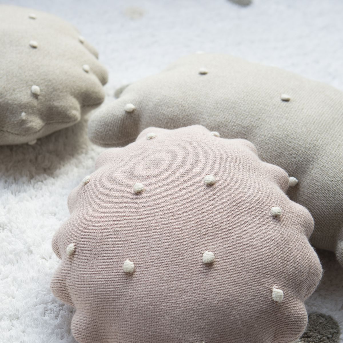 Coussin 25x35cm BISCUIT Lorena Canals Dune White