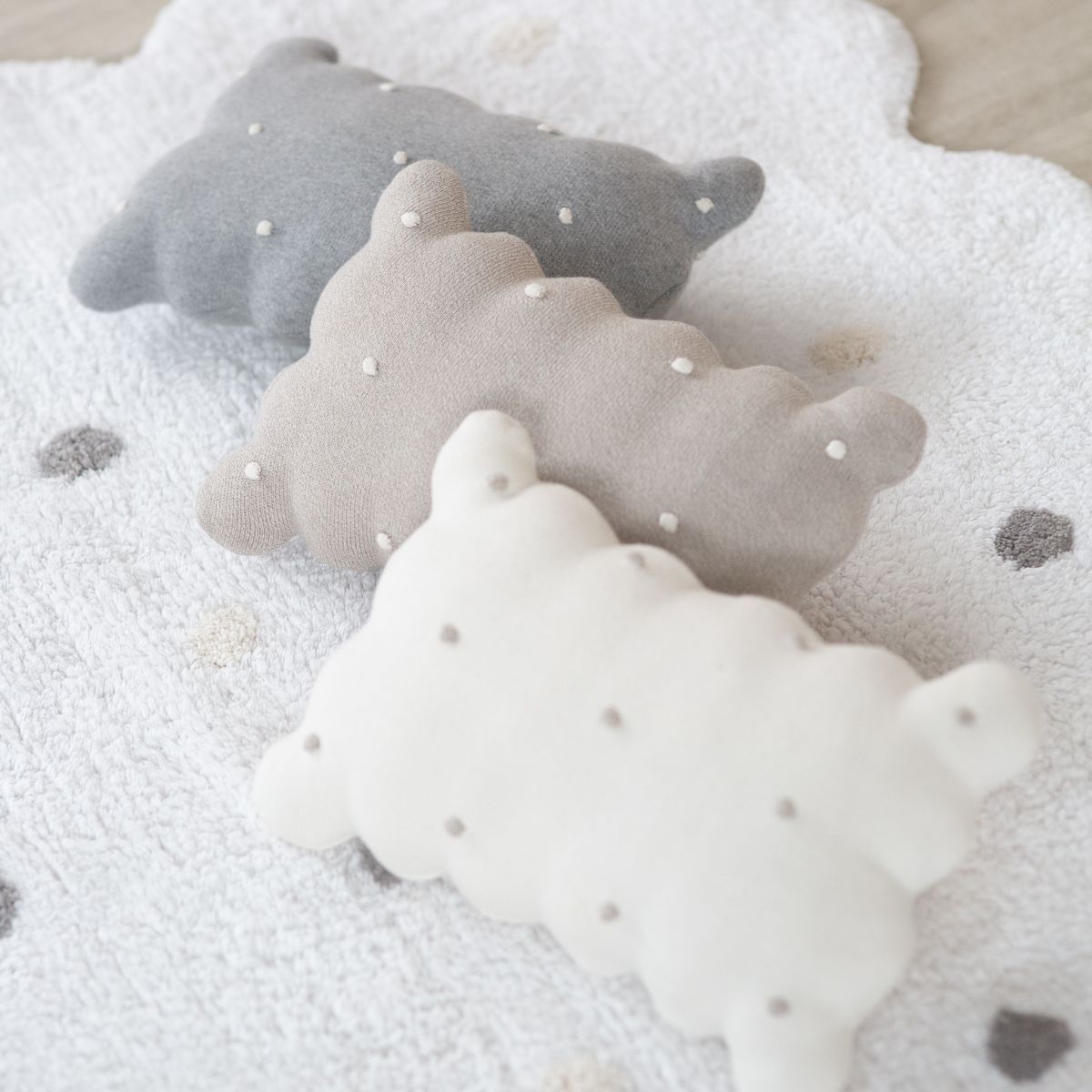 Coussin 25x35cm BISCUIT Lorena Canals Dune White