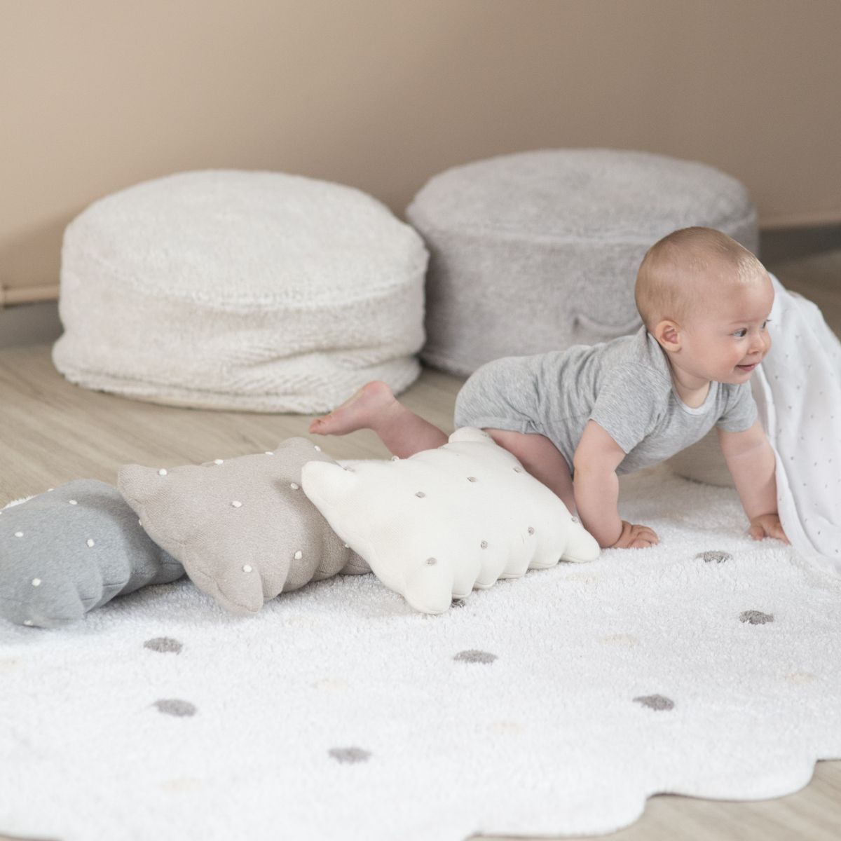 Coussin 25x35cm BISCUIT Lorena Canals Dune White