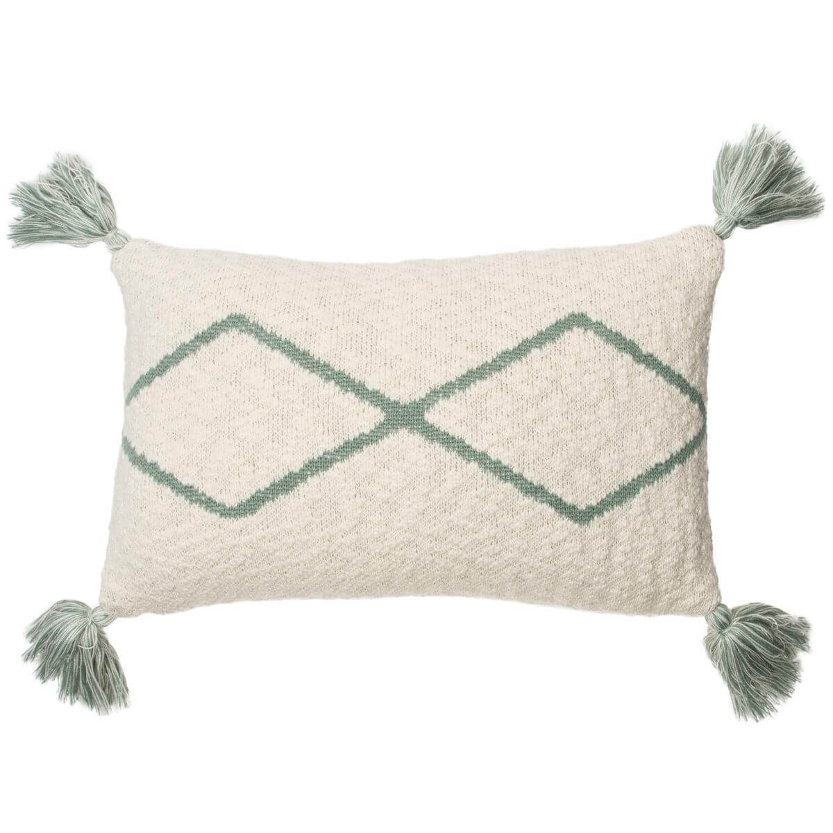 Coussin 25x40cm LITTLE OASIS Lorena Canals Nat-Indus Blue