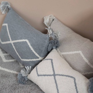 Coussin 25x40cm LITTLE OASIS Lorena Canals Nat-Indus Blue