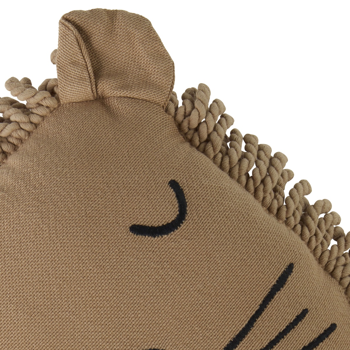 Coussin 34x34cm Nobodinoz Lion sesame