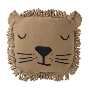 Coussin 34x34cm Nobodinoz Lion sesame